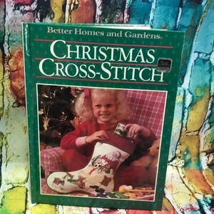 Christmas‎ cross stitch hard back book by better homes and gardens